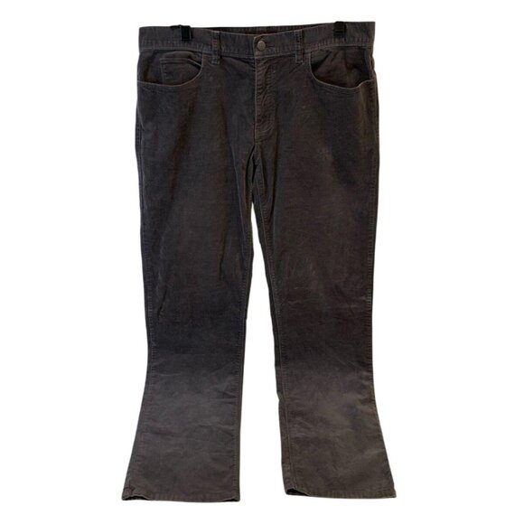 Michael Kors Mens Gray Parker Corduroy Pants Size 34  EUC Stretch RW10332 - Picture 1 of 8